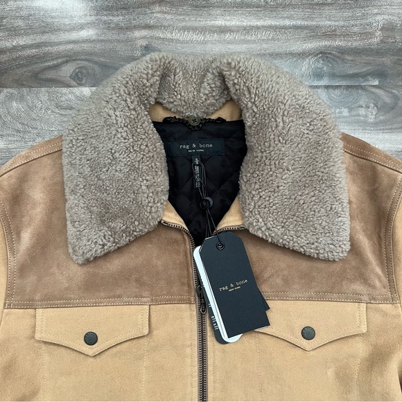 Rag & Bone Matthew Jacket With Removable Shearling Trim - Picture 5 of 10